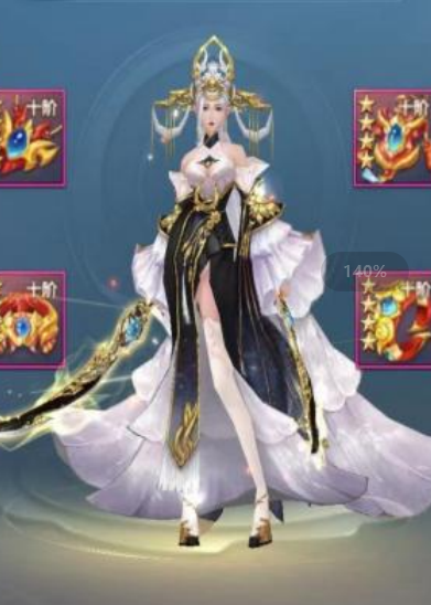 九灵神域不灭武神角色立绘