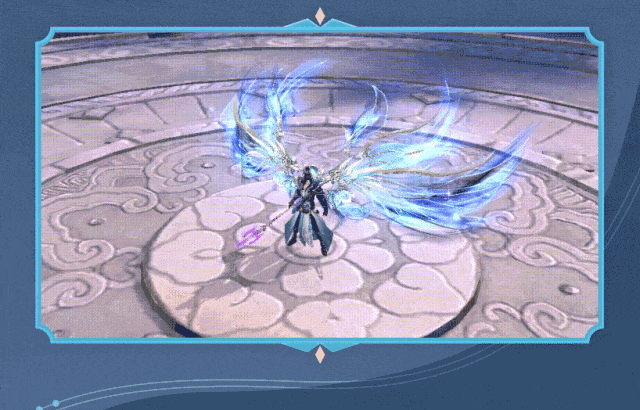 九灵神域冰璃璇翼特效